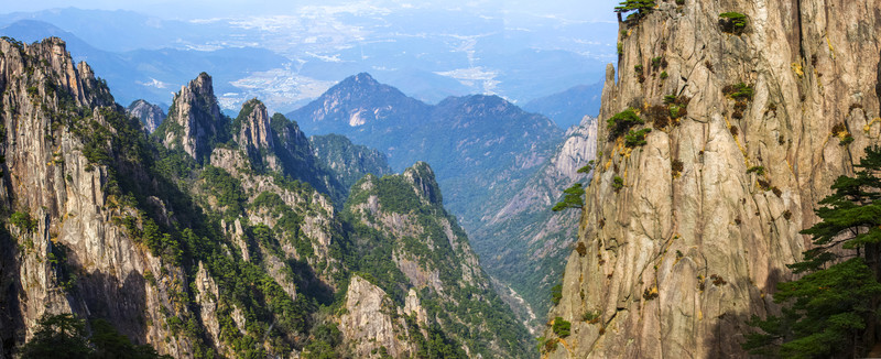 大美黃山全景圖