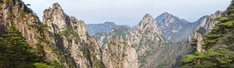 大美黃山全景圖