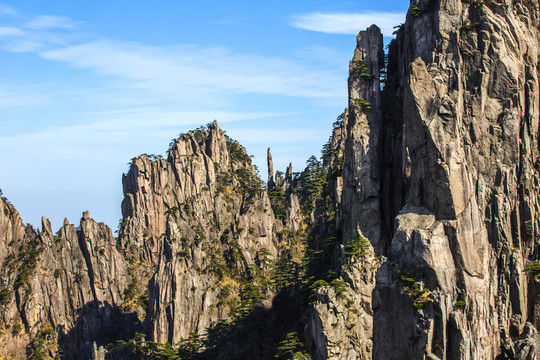黃山奇峰怪石