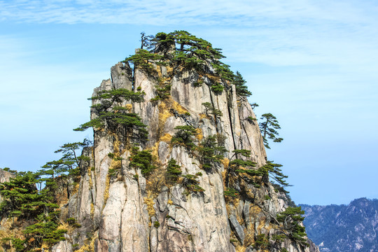 黃山奇峰怪石
