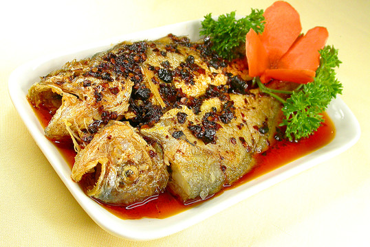 豆豉小黃魚