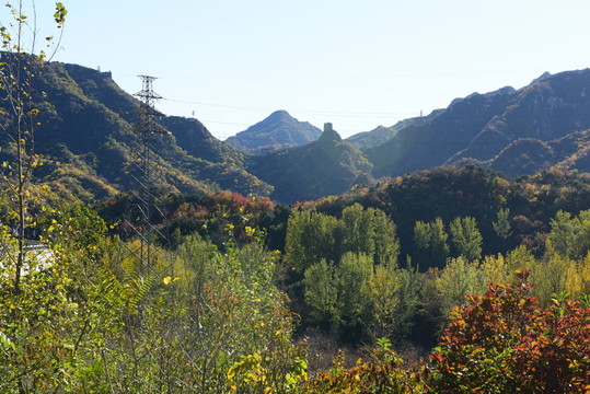 懷柔山區(qū)景色