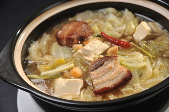 白菜燉豆腐