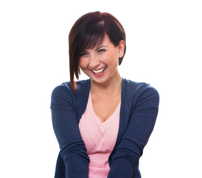 女人笑著歡樂(lè)