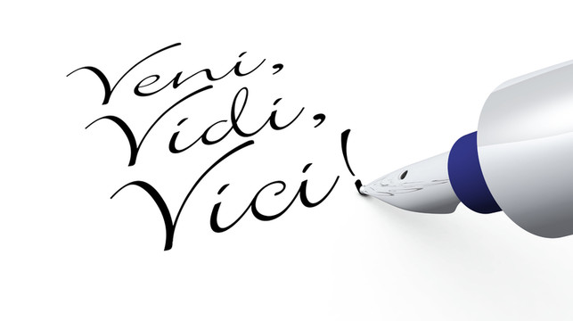 概念筆 -  veni vidi vici！