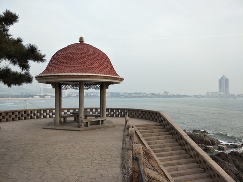 涼亭海景