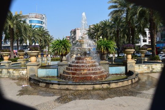 黃江人民公園噴水池