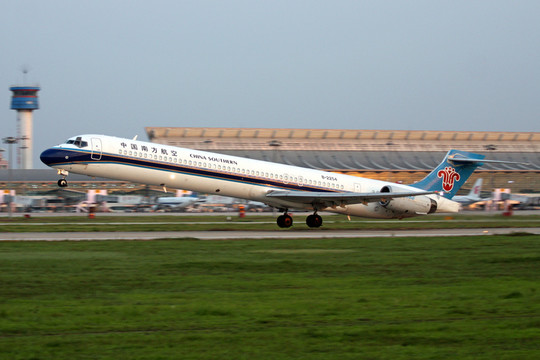 飛機起飛 中國南方航空