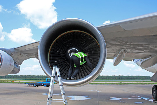 波音B747 飛機 發(fā)動機