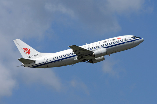 民航飛機(jī) 起飛 中國(guó)國(guó)際航空