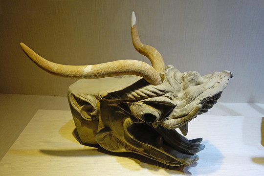 灰陶套獸 西夏