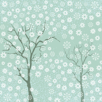 樹與雪花