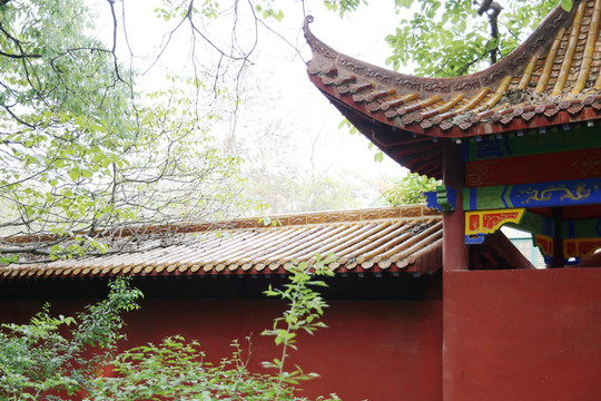寺廟建筑一角
