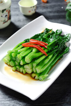白灼菜心