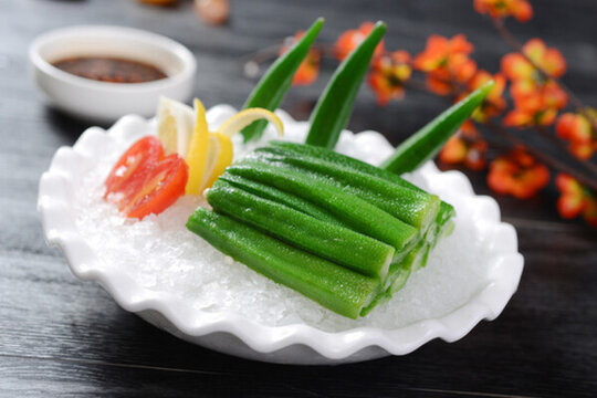 冰鎮(zhèn)秋葵