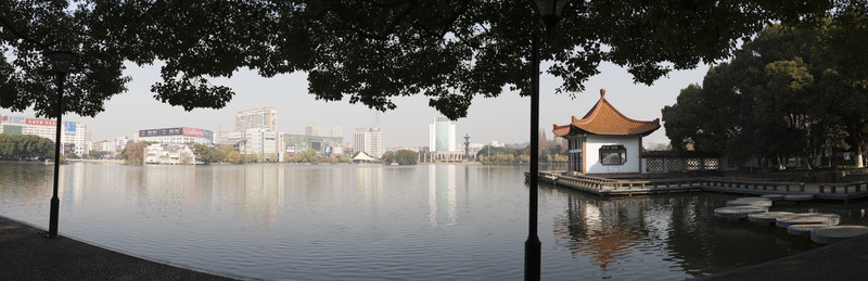 蕪湖鏡湖全景圖
