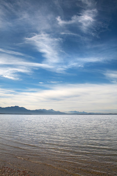 基姆湖，享有Chiemgau，心情，景觀