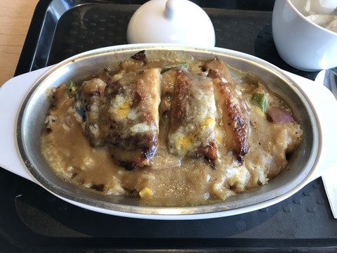 牛肝菌醬雞扒焗飯