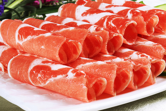 牛肉肉卷羊肉刷羊肉涮牛肉火鍋涮