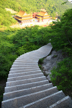 淮北相山山路寺廟