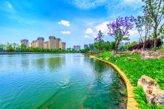 昆明湖 昆明瀑布公園