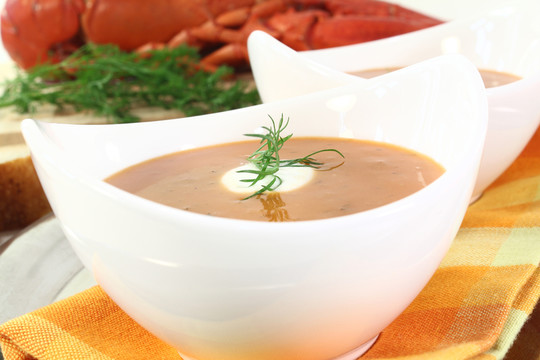 煮龍蝦濃湯