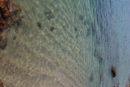 清澈的海水 海灘