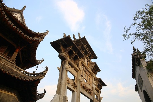 許村雙壽承恩牌樓