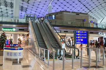 機場扶梯 電梯 告示牌