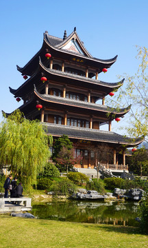 橘子洲公園拱極樓