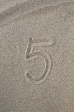 數(shù)字5 五