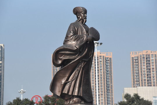 諸葛亮銅像