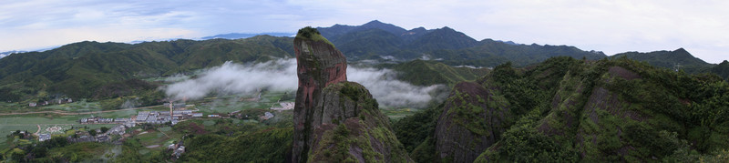 通天寨風光 大全景