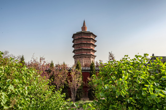 河南安陽天寧寺文峰塔