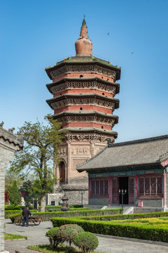 河南安陽天寧寺文峰塔