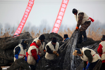 拉網(wǎng) 漁民