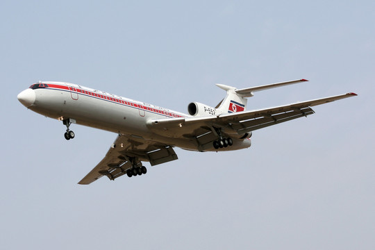 飛機(jī) 降落 朝鮮高麗航空