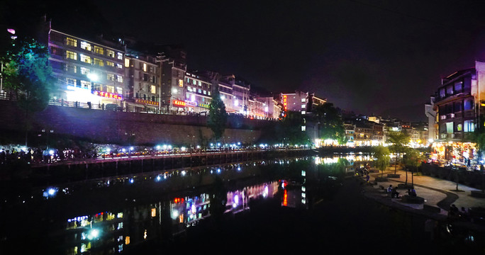 沱江 夜景