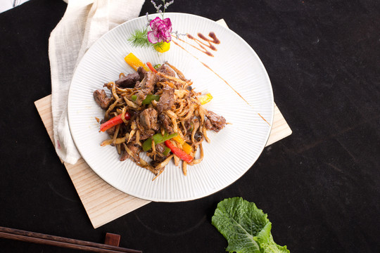 炒螺頭 海螺 咸菜 螺肉 美食