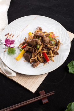 炒螺頭 海螺 咸菜 螺肉 美食