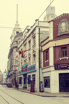 老上海街景