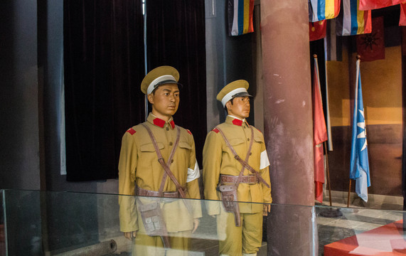 民國軍官蠟像