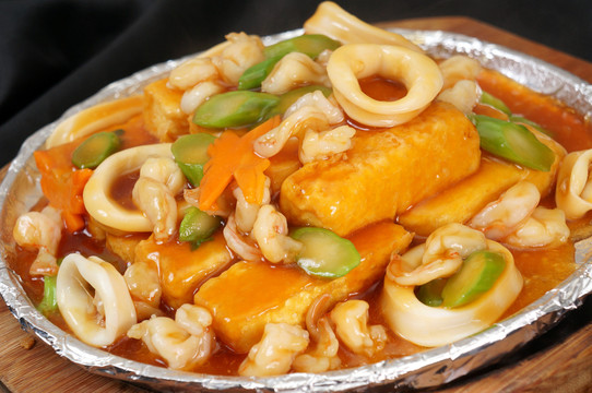 豆腐魷魚