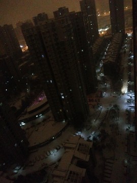 西安 雪景 北郊 泰和