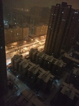 西安 雪景 北郊 泰和