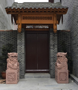 中式大門