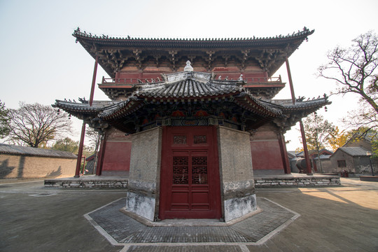 天津薊州獨(dú)樂(lè)寺 韋陀亭