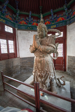 天津薊州獨(dú)樂寺 韋馱亭