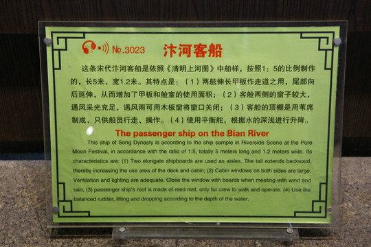 淮北博物館汴河客船模型介紹