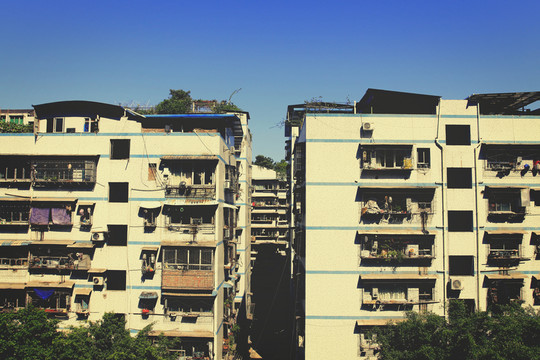 重慶老舊住宅區(qū)